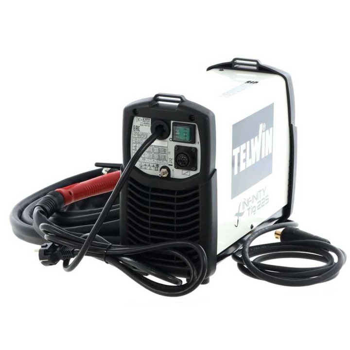 Telwin Infinity TIG 225 DC-HF/LIFT VRD invertterihitsauskone, TIG- ja MMA-hitsaukseen, 10–200 A
