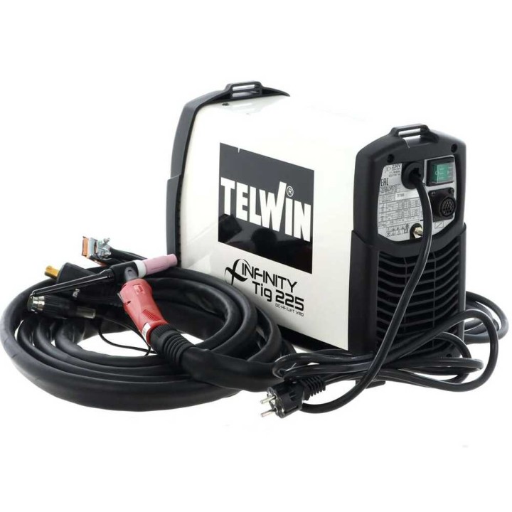 Telwin Infinity TIG 225 DC-HF/LIFT VRD invertterihitsauskone, TIG- ja MMA-hitsaukseen, 10–200 A