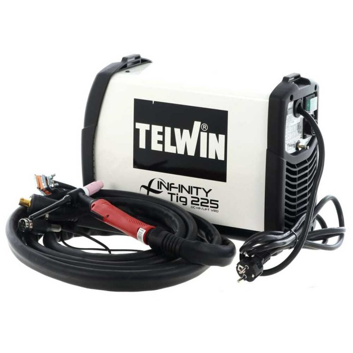 Telwin Infinity TIG 225 DC-HF/LIFT VRD invertterihitsauskone, TIG- ja MMA-hitsaukseen, 10–200 A