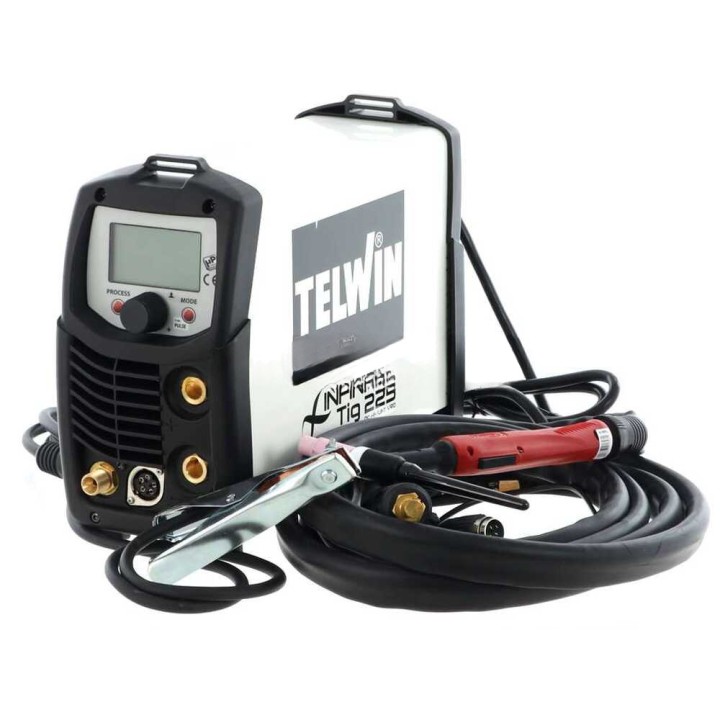 Telwin Infinity TIG 225 DC-HF/LIFT VRD invertterihitsauskone, TIG- ja MMA-hitsaukseen, 10–200 A