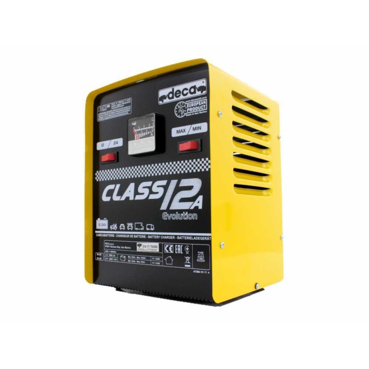 Deca CLASS 12 A akkulaturi, 12–24 V, 130 W, 15–140 Ah