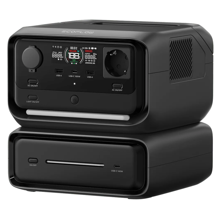 EcoFlow River 3 Max kannettava virtalähde 600 W 572 Wh
