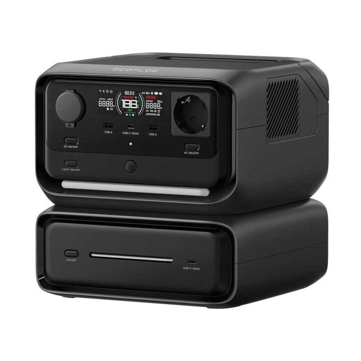 EcoFlow River 3 Max kannettava virtalähde, 600 W, 572 Wh