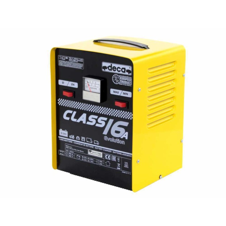 Deca CLASS 16A akkulaturi, 12–24 V, 220 W, 20–200 Ah