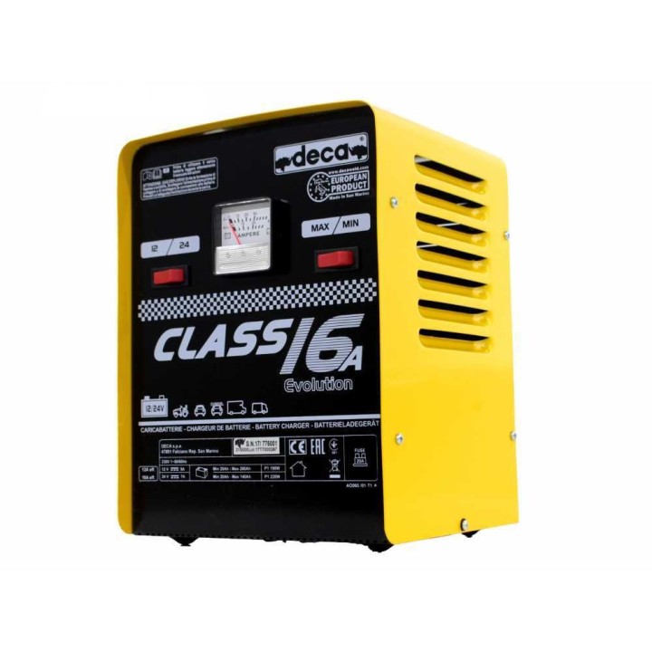 Deca CLASS 16A akkulaturi, 12–24 V, 220 W, 20–200 Ah