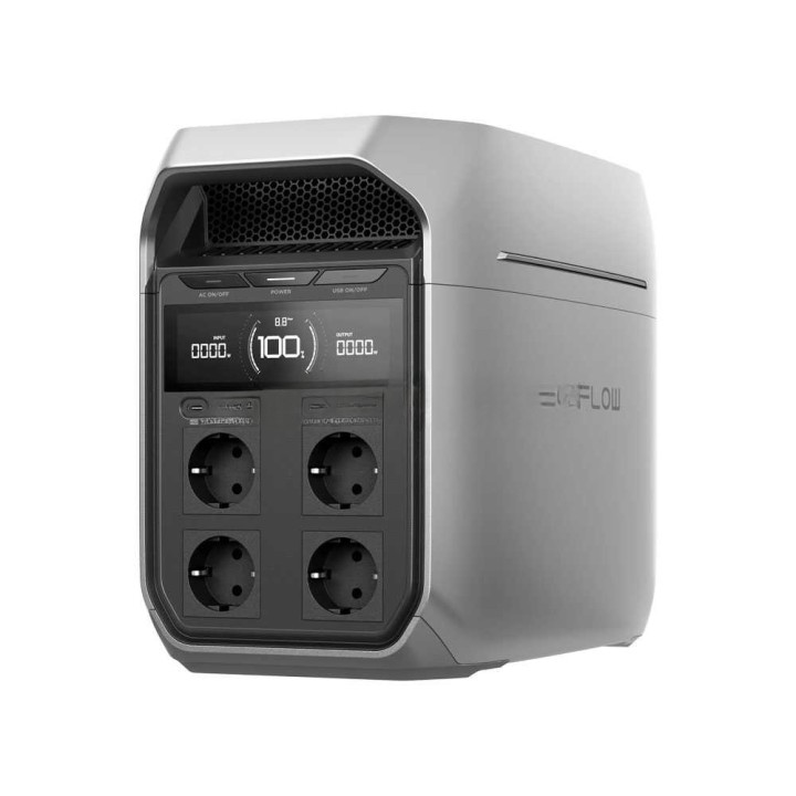 EcoFlow Delta 3 Plus kannettava power station, 1 024 Wh, 1 800 W