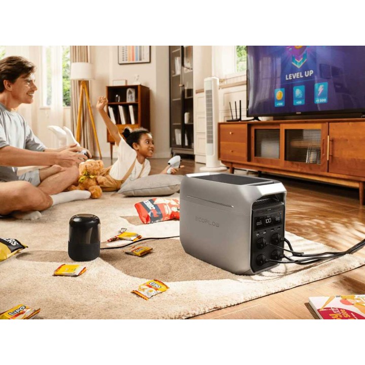 EcoFlow Delta 3 Plus kannettava power station, 1 024 Wh, 1 800 W