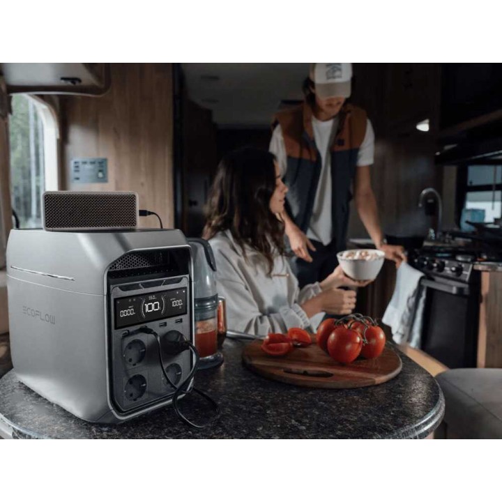 EcoFlow Delta 3 Plus kannettava power station, 1 024 Wh, 1 800 W