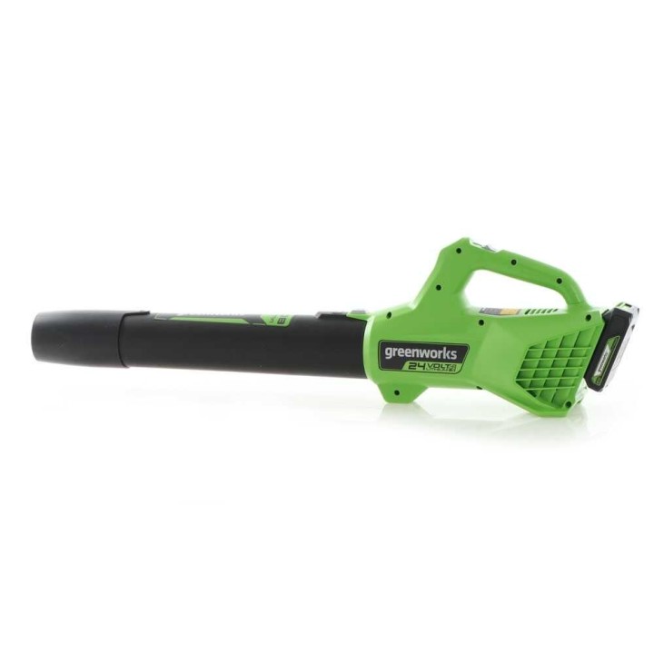 Greenworks G24ABO akkukäyttöinen puhallin, 24 V, 10 Ah
