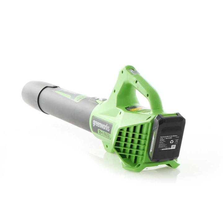 Greenworks G24ABO akkukäyttöinen puhallin, 24 V, 10 Ah