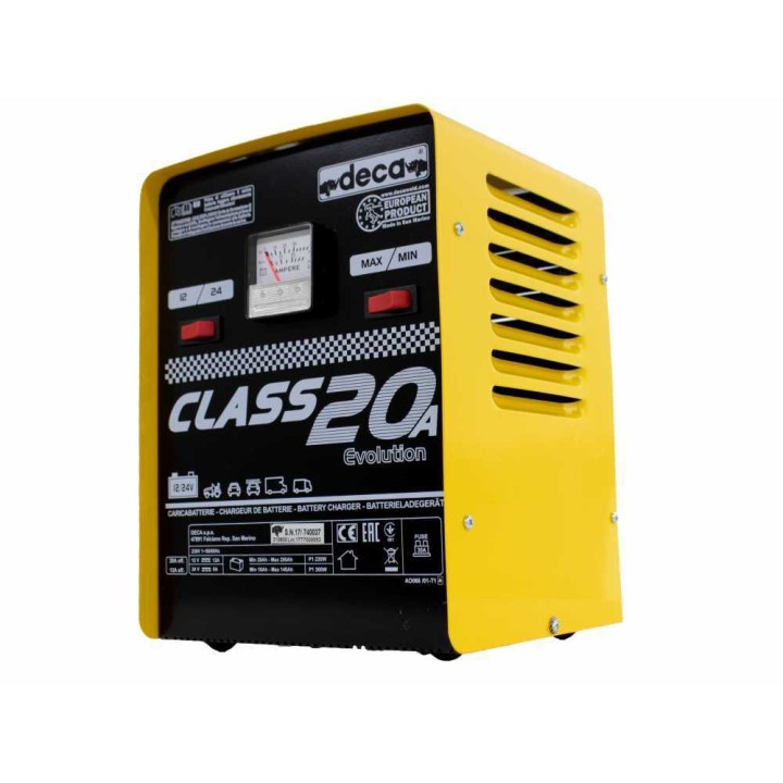 Deca CLASS 20A akkulaturi, 12–24 V, 300 W, 10–250 Ah