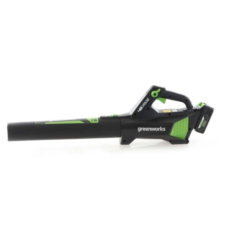 Greenworks G48AB akkukäyttöinen lehtipuhallin, 48 V, 4 Ah, 177 km/h