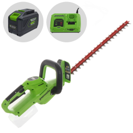 Greenworks G24HT56 akkupensasleikkuri 56 cm 24 V 10 Ah