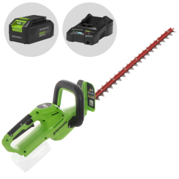 Greenworks G24HT56 akkukäyttöinen pensasleikkuri 24 V terä 56 cm