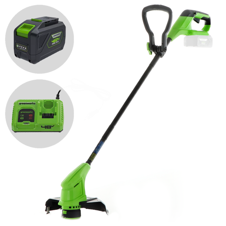 Greenworks G24ST25 akkukäyttöinen trimmeri 24 V 10 Ah