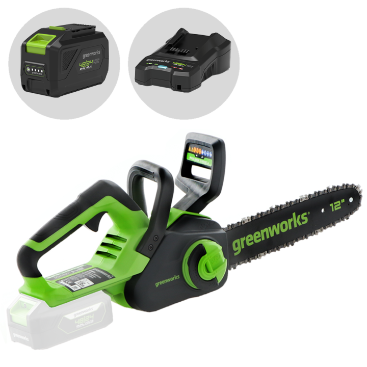 Greenworks GD24CS30 akkuketjusaha 24 V 30 cm 8 Ah
