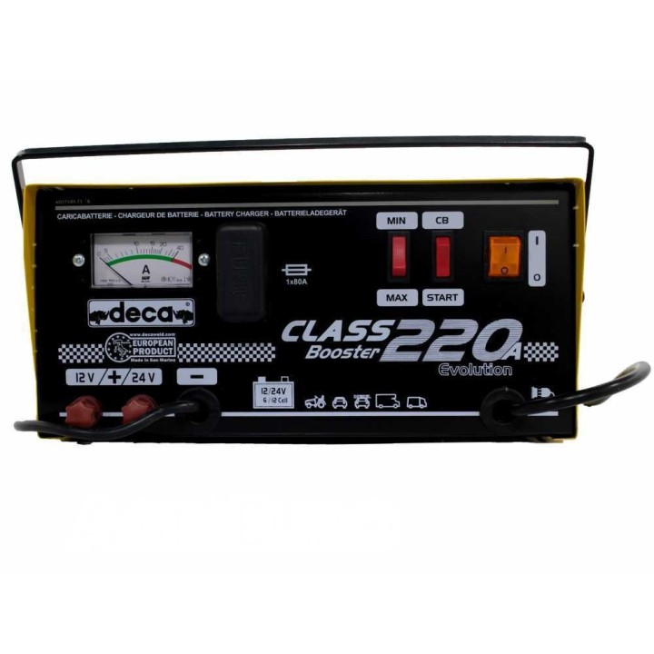 Deca CLASS BOOSTER 220A akkulaturi ja käynnistysapu, 12–24 V, 230 A