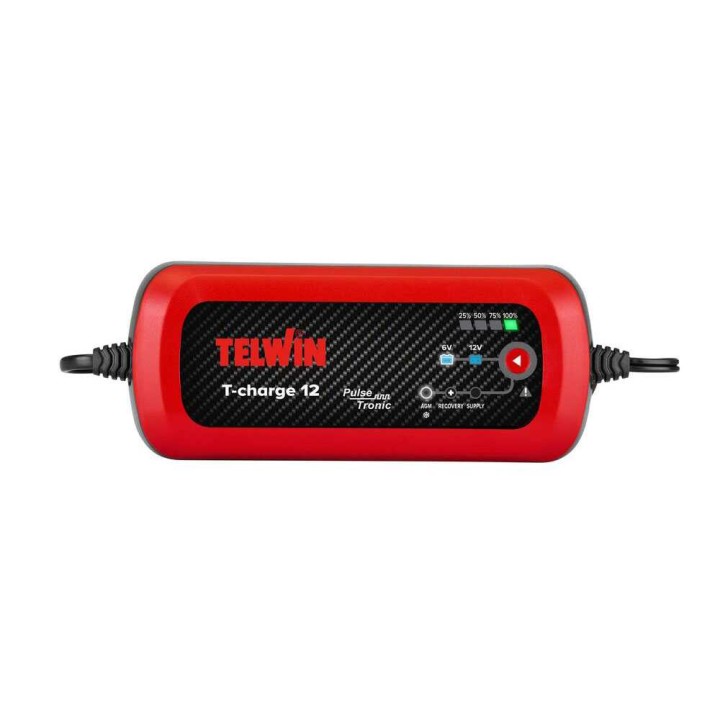 TELWIN T-CHARGE 12 akkulaturi ja ylläpitolaturi, 6/12 V, 4 A