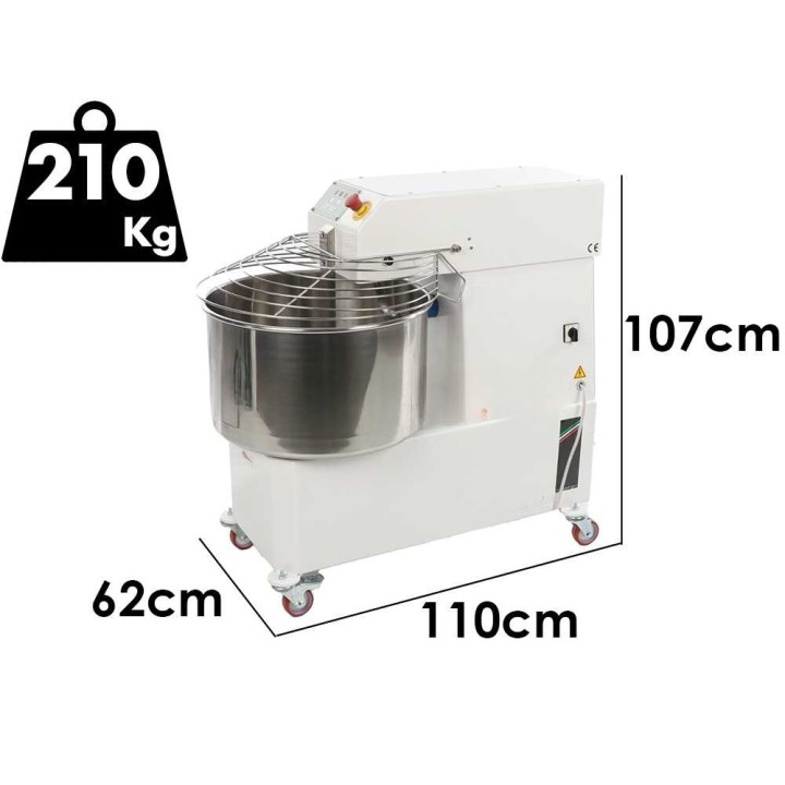 Spiralmac SV60 2 Vel HH PNL spiraalitaikinakone, 60 kg, 75 l, 400 V