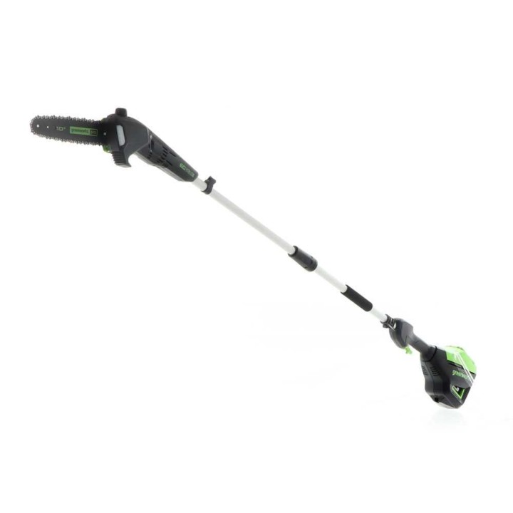 Greenworks GD60PS25 akkupylväsaha, 60 V, 25 cm, akku ja laturi