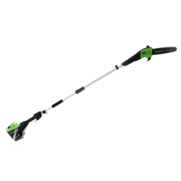 Greenworks GD60PS25 akkupylväsaha, 60 V, 25 cm, akku ja laturi