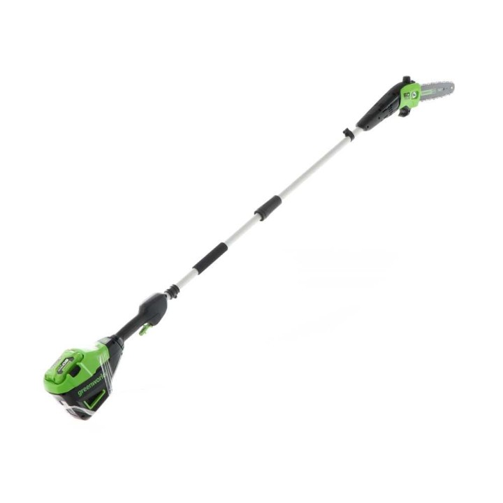 Greenworks GD60PS25 akkupylväsaha, 60 V, 25 cm, akku ja laturi