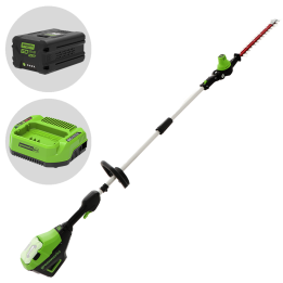 Greenworks G60PHT51 akkukäyttöinen pensasleikkuri 60 V 51 cm