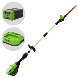 Greenworks G60PHT51 akkupensasleikkuri jatkovarrella 60 V 51 cm
