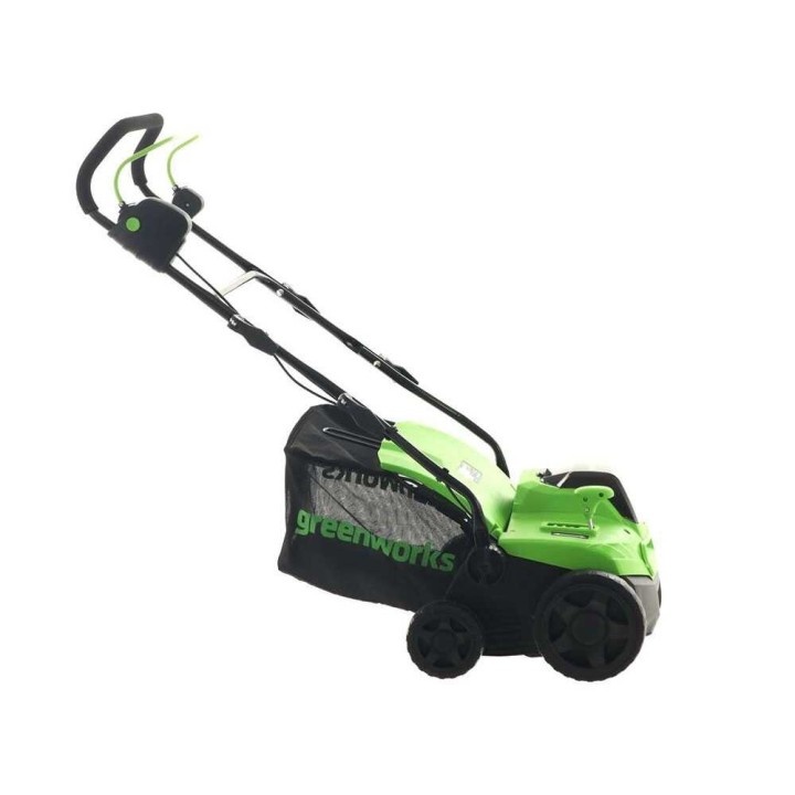 Greenworks GD48SC36 akkukäyttöinen nurmikon ilmastaja, 48 V, 5 Ah, 36 cm