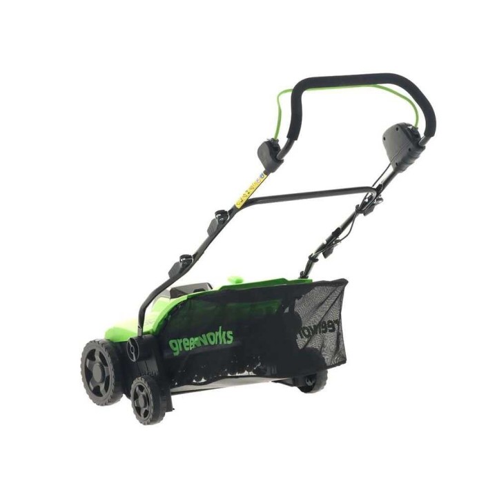 Greenworks GD48SC36 akkukäyttöinen nurmikon ilmastaja, 48 V, 5 Ah, 36 cm
