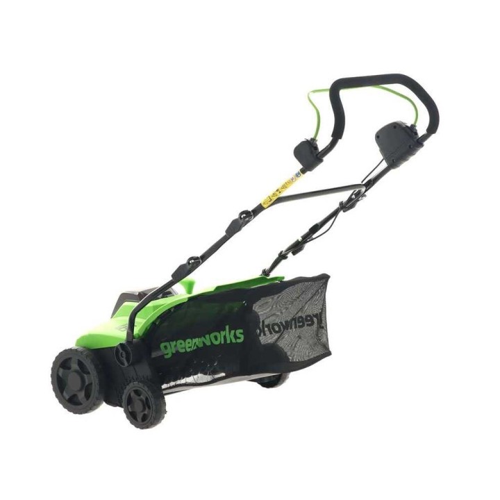 Greenworks GD48SC36 akkukäyttöinen nurmikon ilmastaja, 48 V, 5 Ah, 36 cm