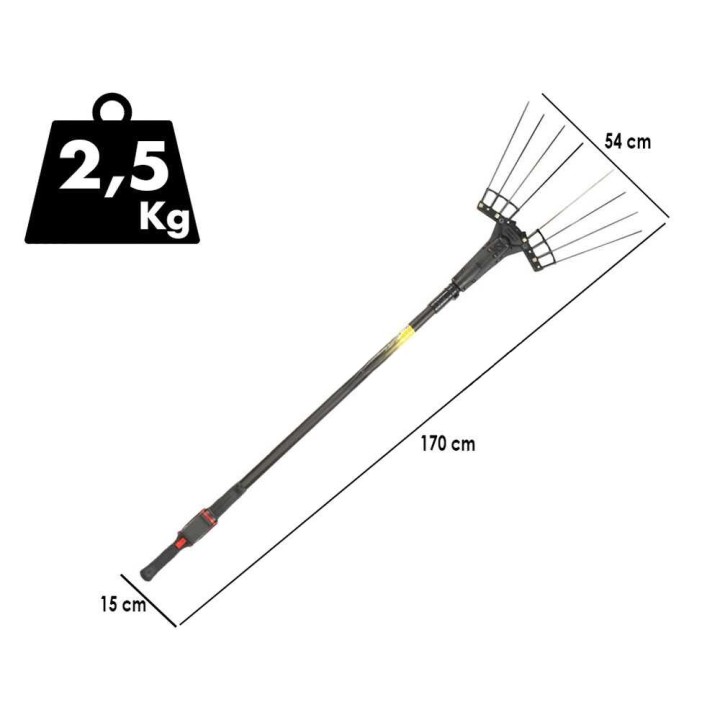 Zanon Kit Olive Light 1 oliivinkeruusarja, oksasakset, teleskooppivarsi, 4 akkua