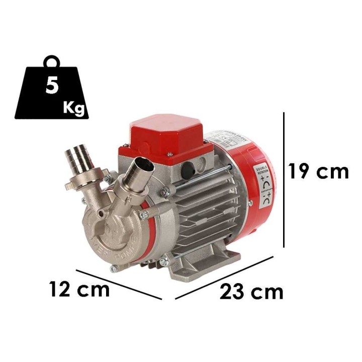 Rover Novax Marina 25 sähköinen siirtopumppu, 12 V, 45 l/min