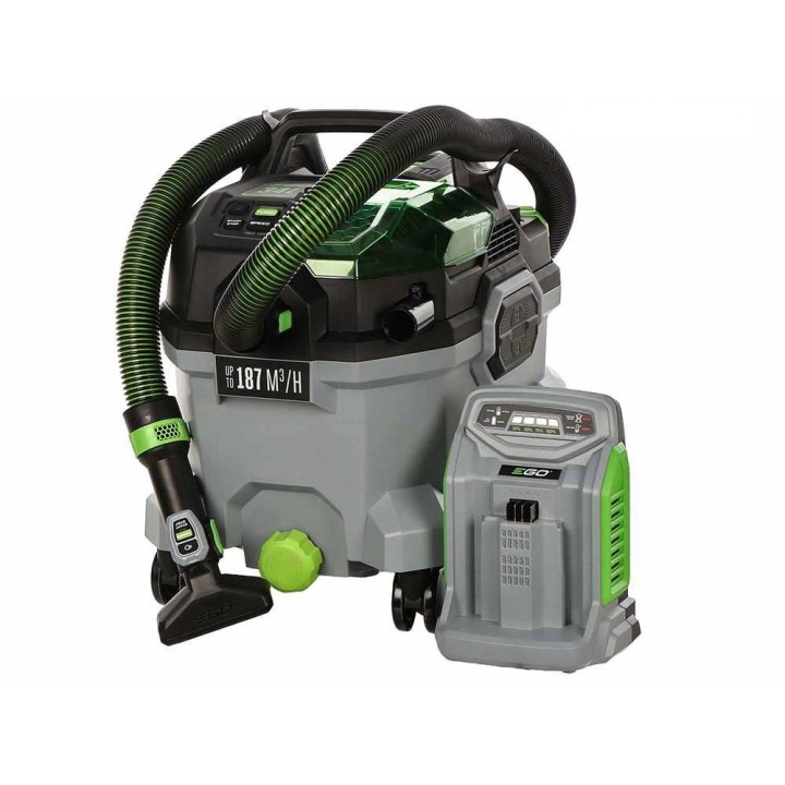 Ego WDV 0900E akkukäyttöinen märkä- ja kuivaimuri, 34 l, 56 V