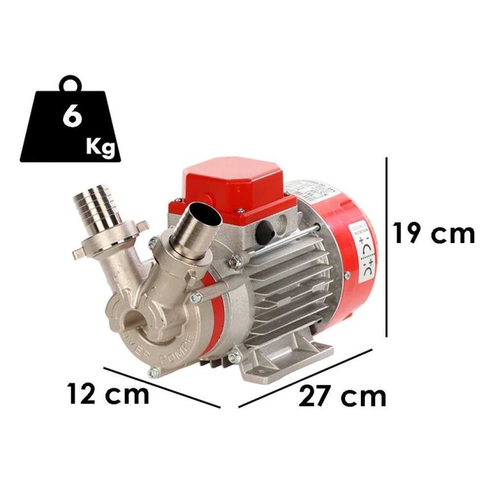 Rover Novax Marina 30-24V akkukäyttöinen siirtopumppu, 70 l/min