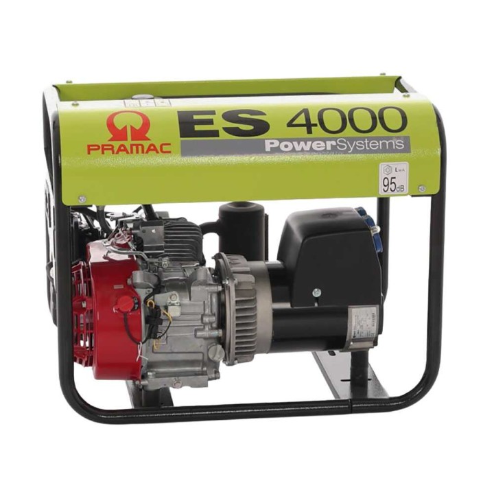 Pramac ES4000 bensiinikäyttöinen aggregaatti, 3,1 kW, 2,6 kW, yksivaiheinen