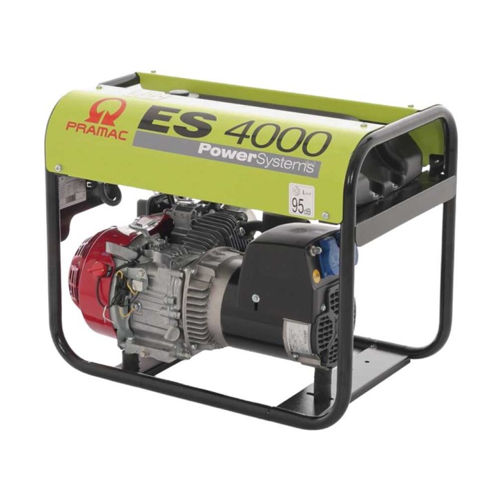 Pramac ES4000 bensiinikäyttöinen aggregaatti, 3,1 kW, 2,6 kW, yksivaiheinen