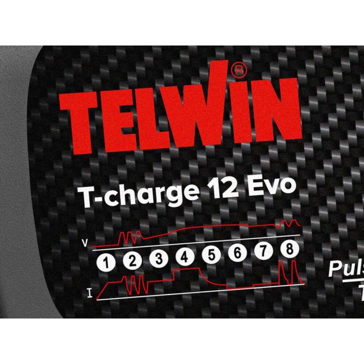 Telwin T-CHARGE 12 EVO akkulaturi ja ylläpitolaturi, 6–12 V, 4 A