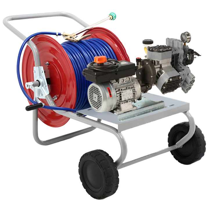 Comet MTP P40 20 TRF90 HP3 BA SCAT EL sähköinen ruiskutuspumppu vaunulla 3 HP 42 l min
