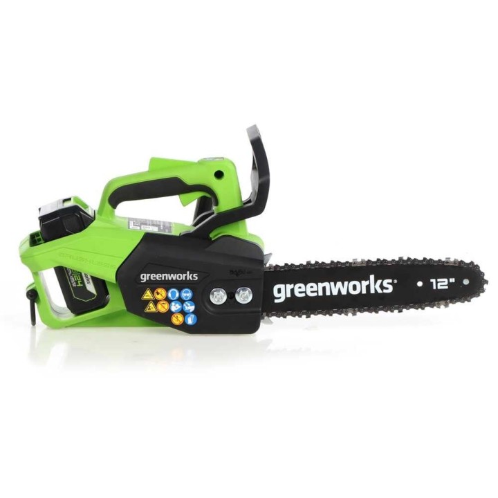 Greenworks GD48TCS akkuketjusaha, 48 V 5 Ah, terälevy 30 cm