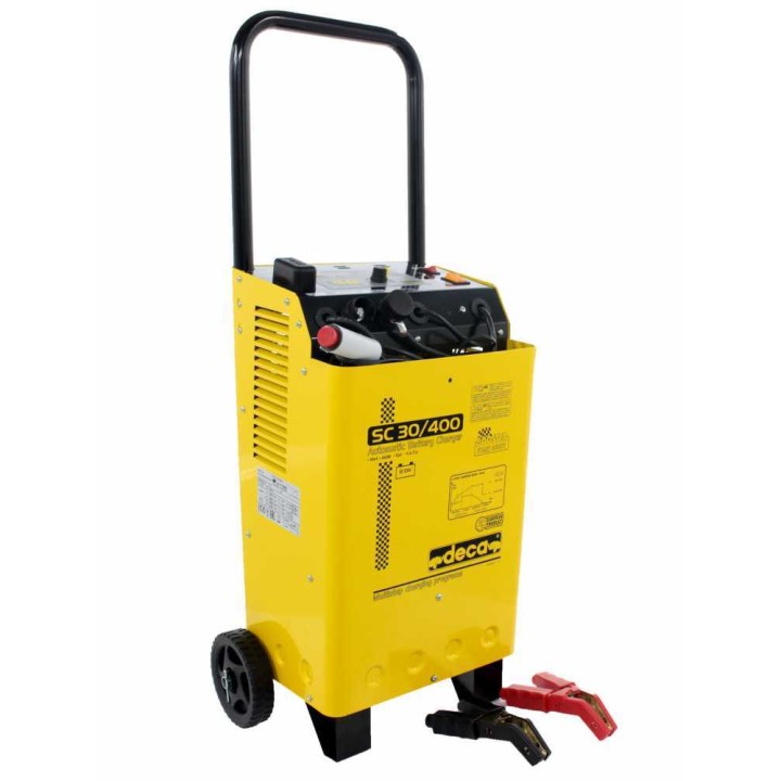 Deca SC 30/400 akkulaturi ja käynnistysapu, 12–24 V, mikroprosessori