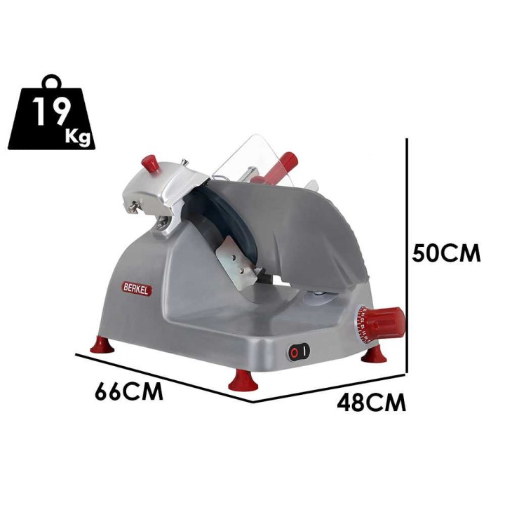 Berkel Pro Line XS25 Total Grey -viipalointikone, 250 mm, 330 W
