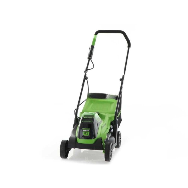 Greenworks GD24LM33 akkuruohonleikkuri, 33 cm, 24 V, 8 Ah