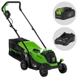 Greenworks GD24LM33 akkuruohonleikkuri 24 V 4 Ah 33 cm