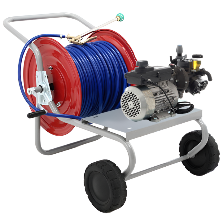 COMET APS 41 sähköinen ruiskutuspumppu kärryllä 3 HP 40 l min 30 bar
