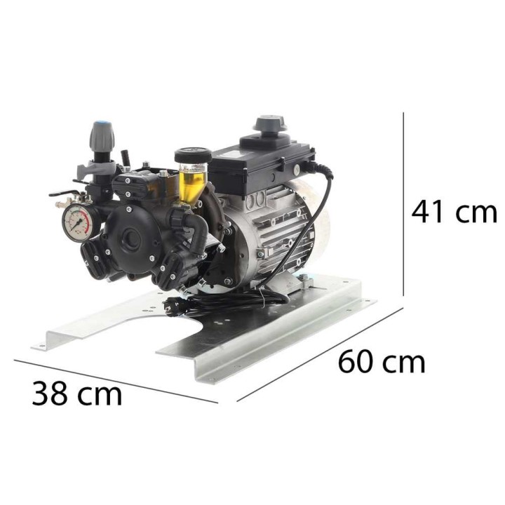 COMET APS 41 sähköinen ruiskutuspumppu kärryllä, 3 HP, 40 l/min, 30 bar