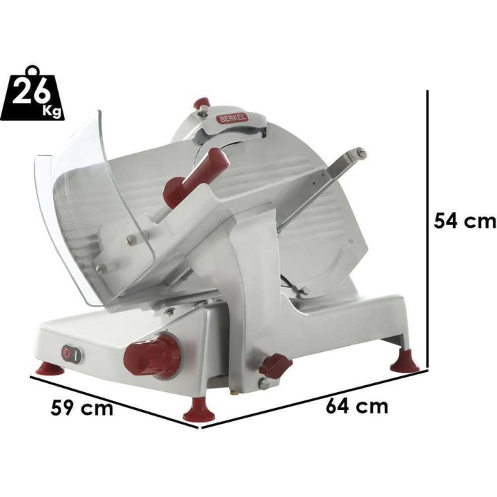 Berkel Pro Line XS30 Total Grey -viipalointikone, 300 mm, 350 W, 220 V
