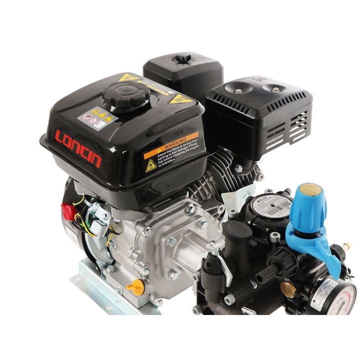 Comet MTP MC 25 -moottoripumppu, 23 l/min, 25 bar, kärry ja letkukela