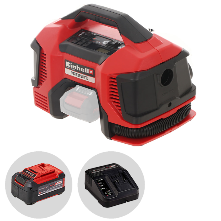 Einhell PRESSITO TE AC 18 11 LiAC akkukompressori 18 V 5 2 Ah 11 bar