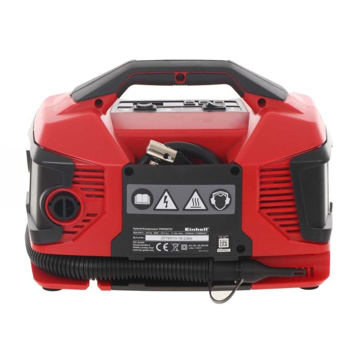 Einhell PRESSITO TE-AC 18/11 LiAC akkukompressori, 18 V, 5,2 Ah, 11 bar